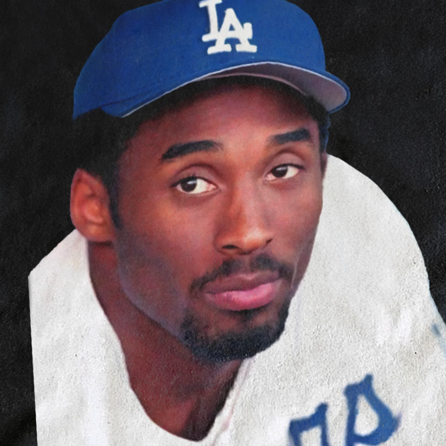 24 Dodgers 'Bean' Kobe Black Cut-Off T-Shirt - Image 3