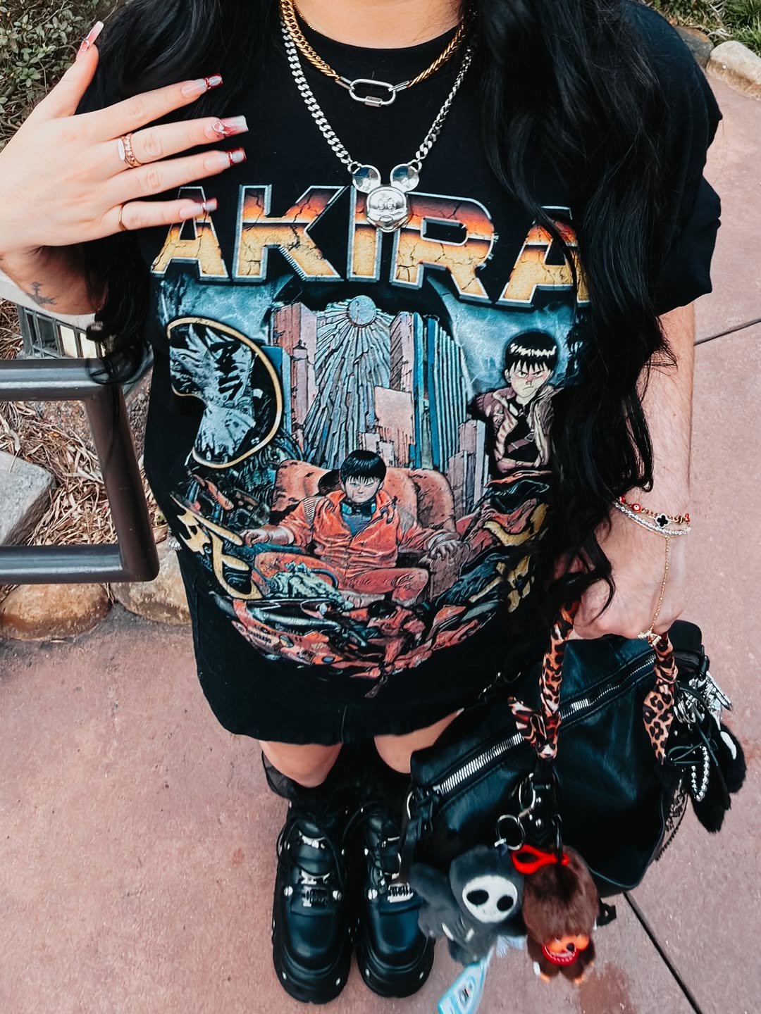 Akira 1988 Vintage Heavyweight Black T-Shirt - Image 2