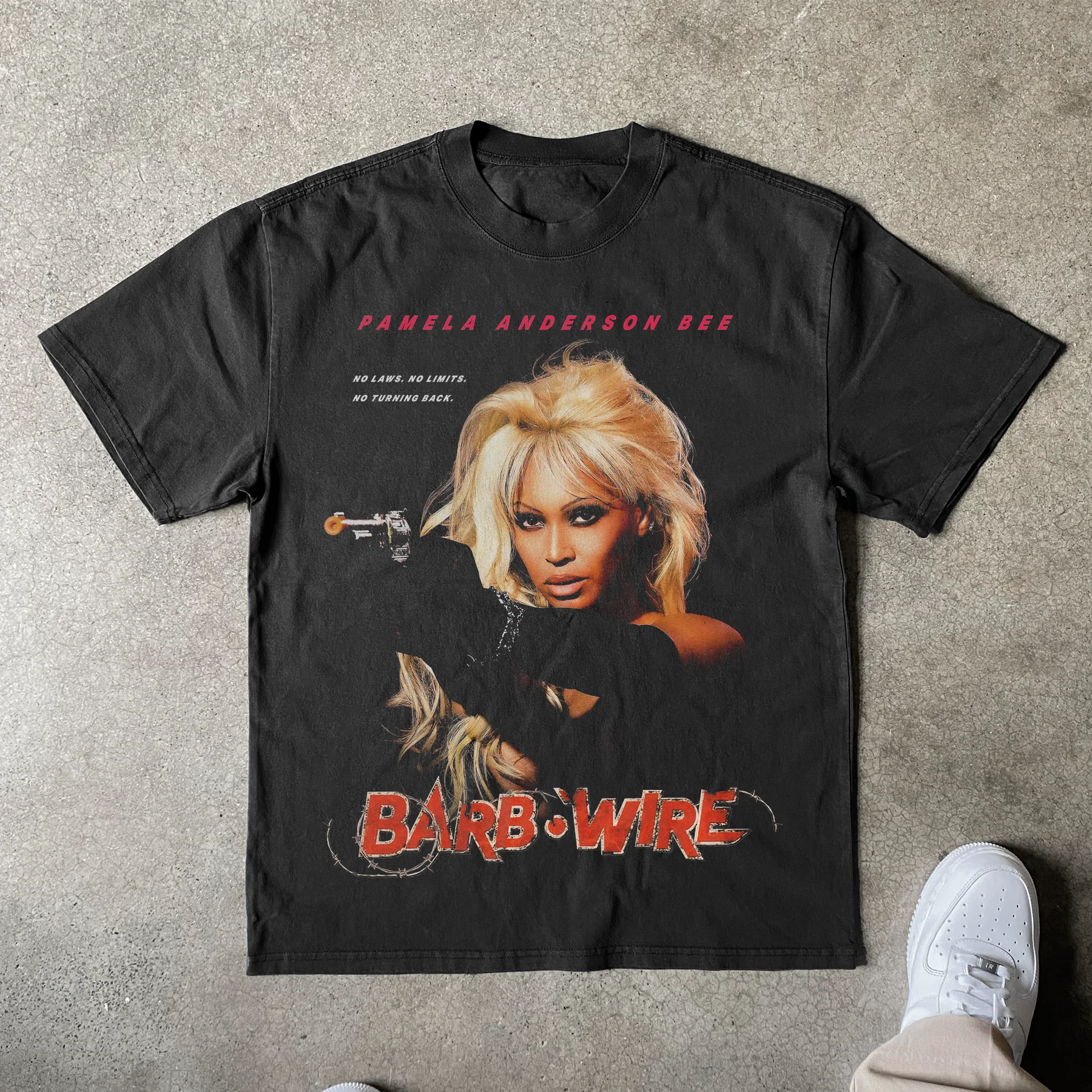 Bey 'Barb-Wire' Heavyweight Black T-Shirt