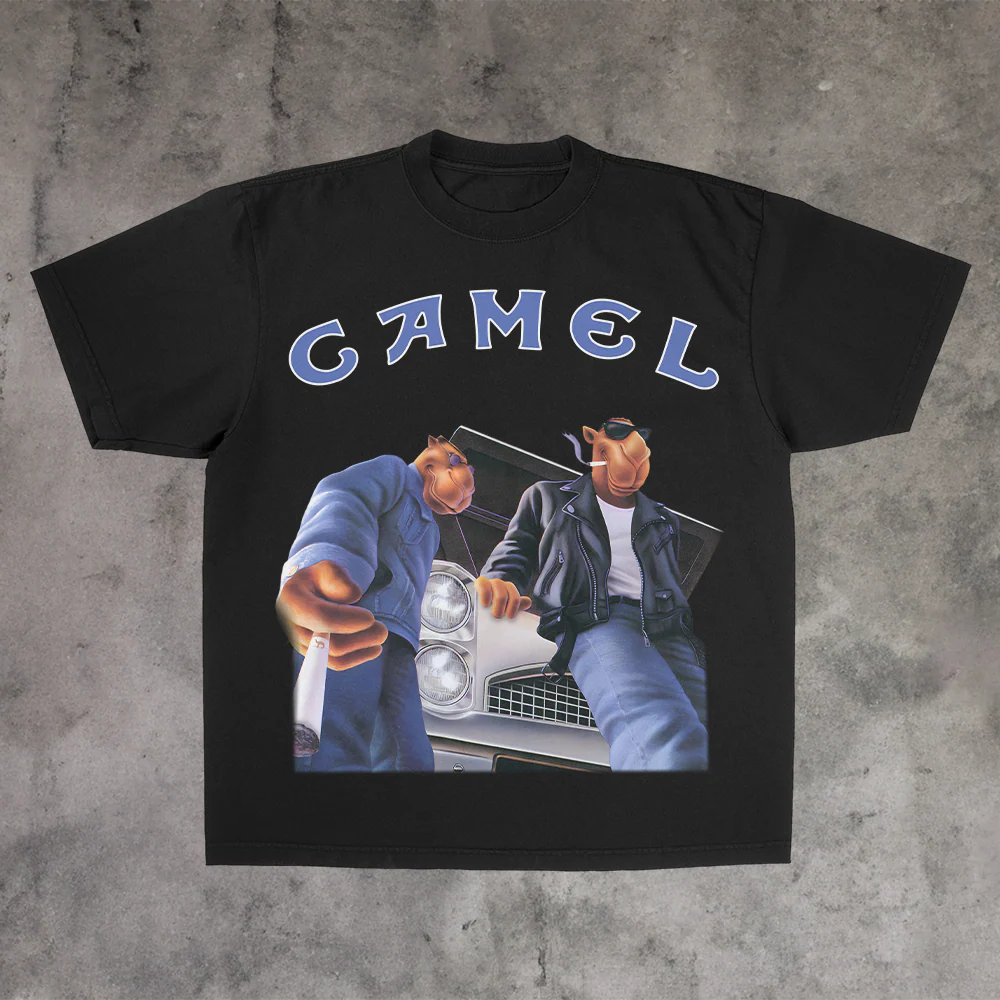 Camel Bros Heavy Weight Black T-Shirt