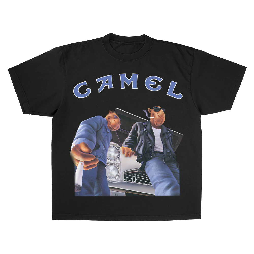 Camel Bros Heavy Weight Black T-Shirt - Image 3