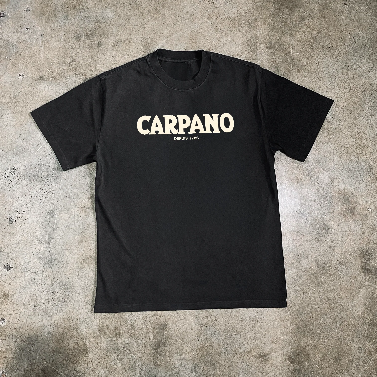 'Carpano Punt E Mes' Vintage Black Heavyweight Liquor Tee - Image 3