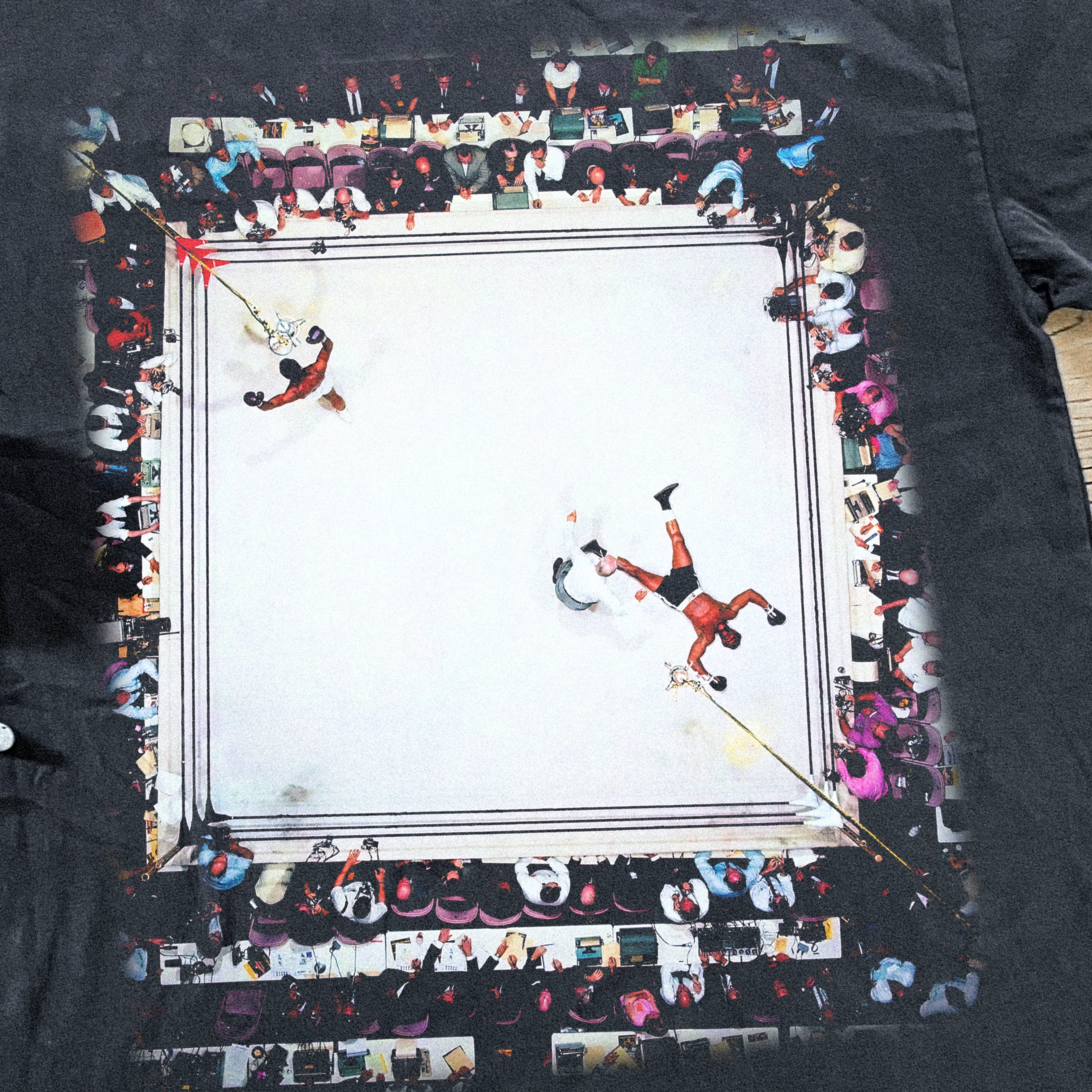'Count The Lights' Heavyweight Black T-Shirt - Image 2
