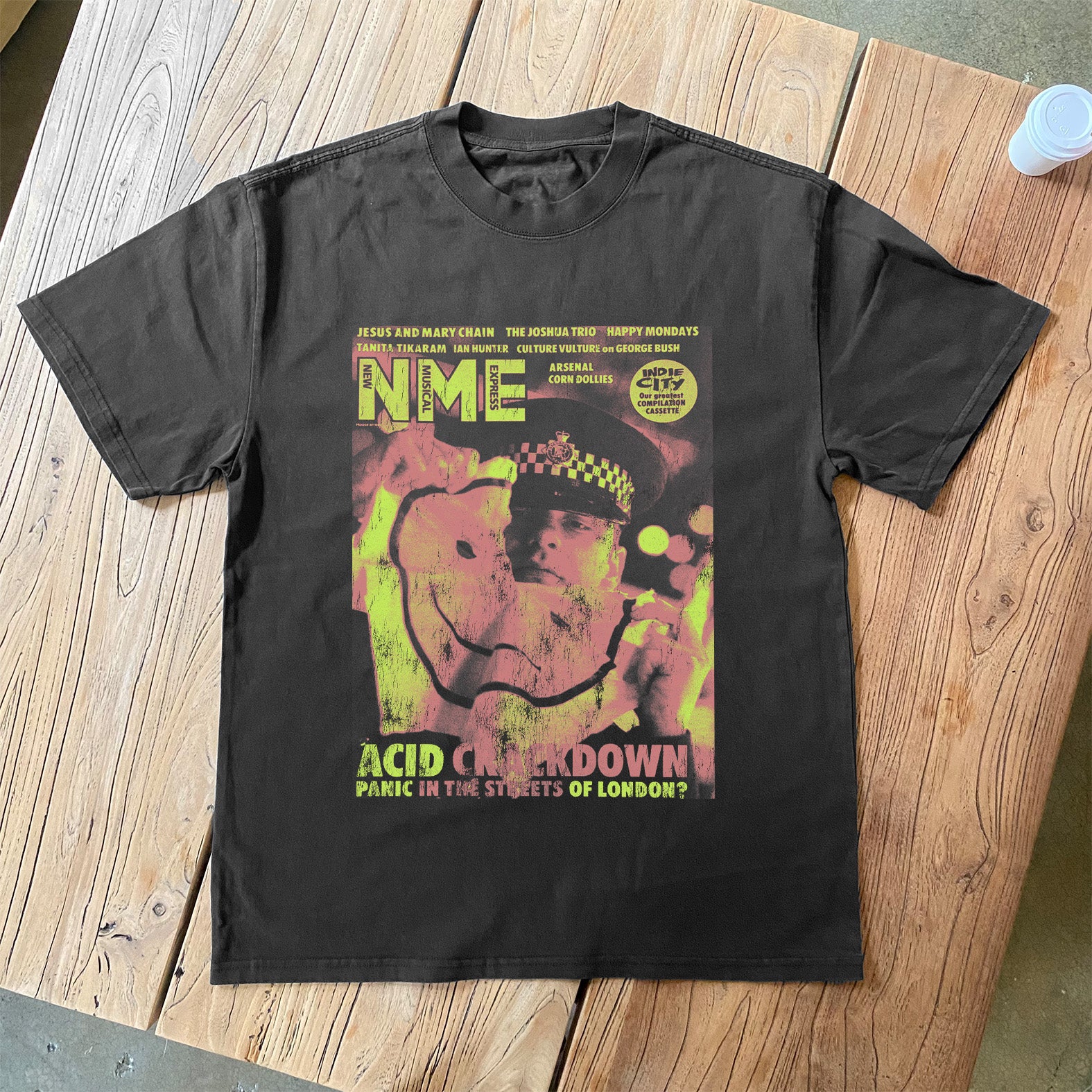Crackdown Heavyweight Black Tshirt - Image 2