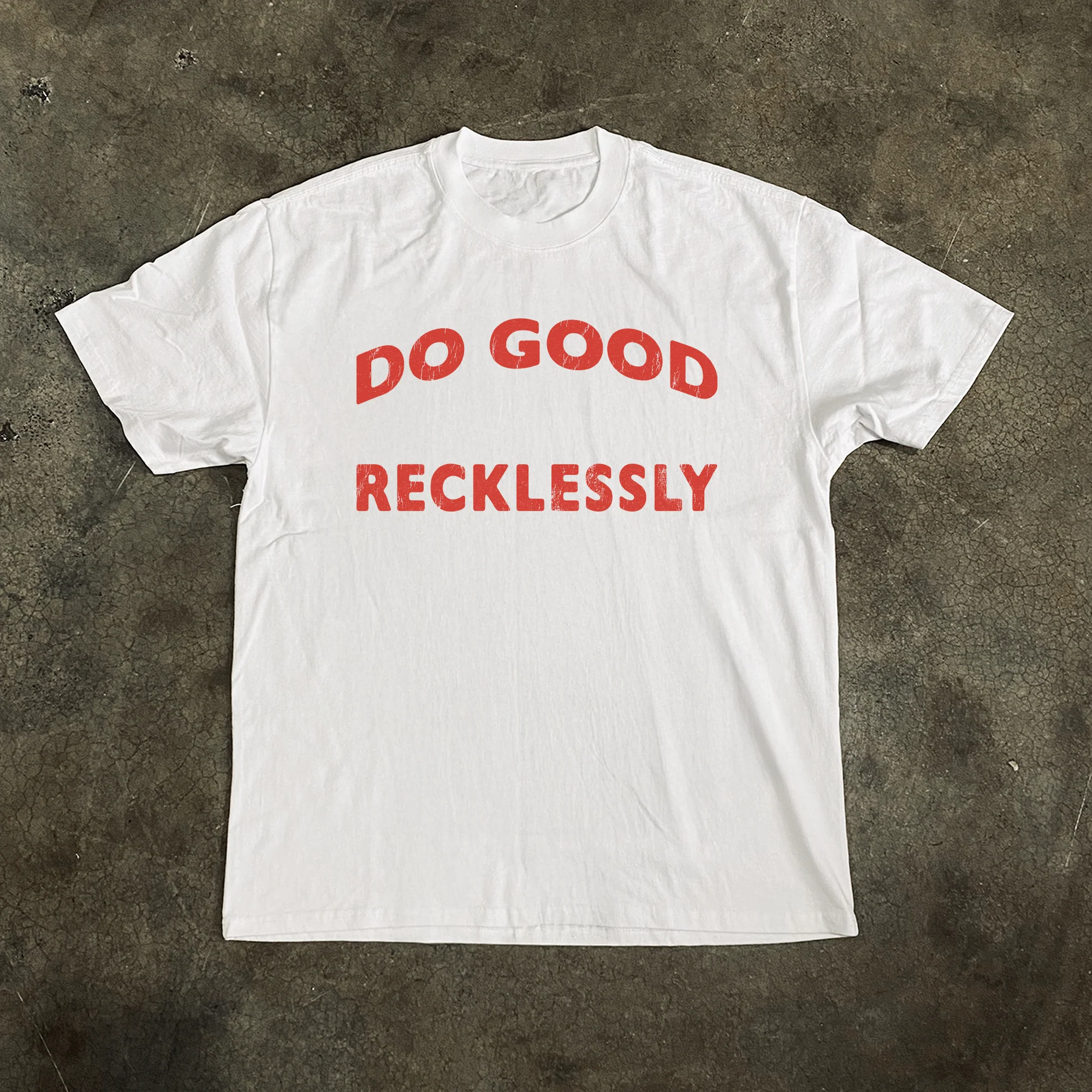 Do Good Heavyweight White Tshirt - Image 2