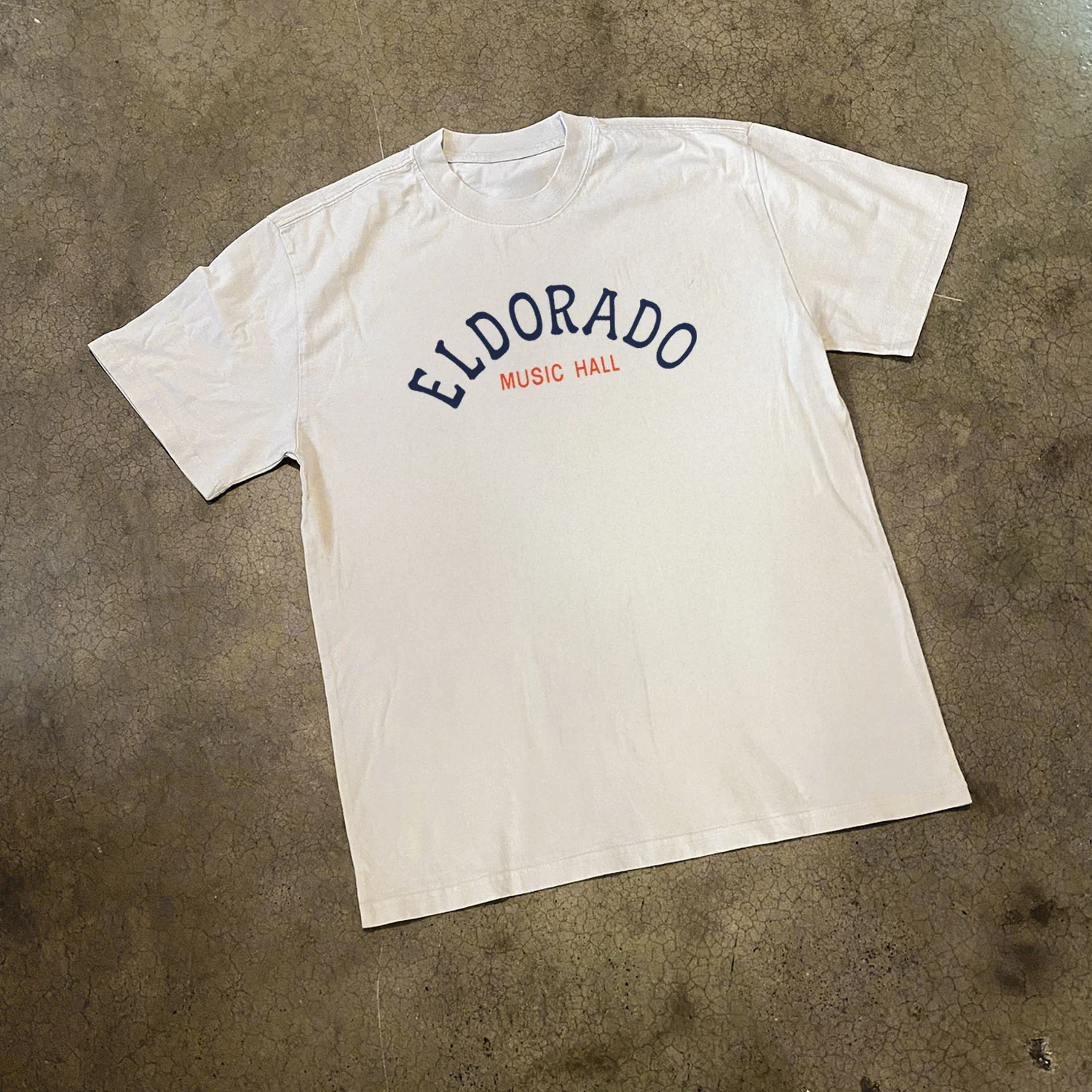 'El Dorado' White Faded Heavyweight Tee - Image 2