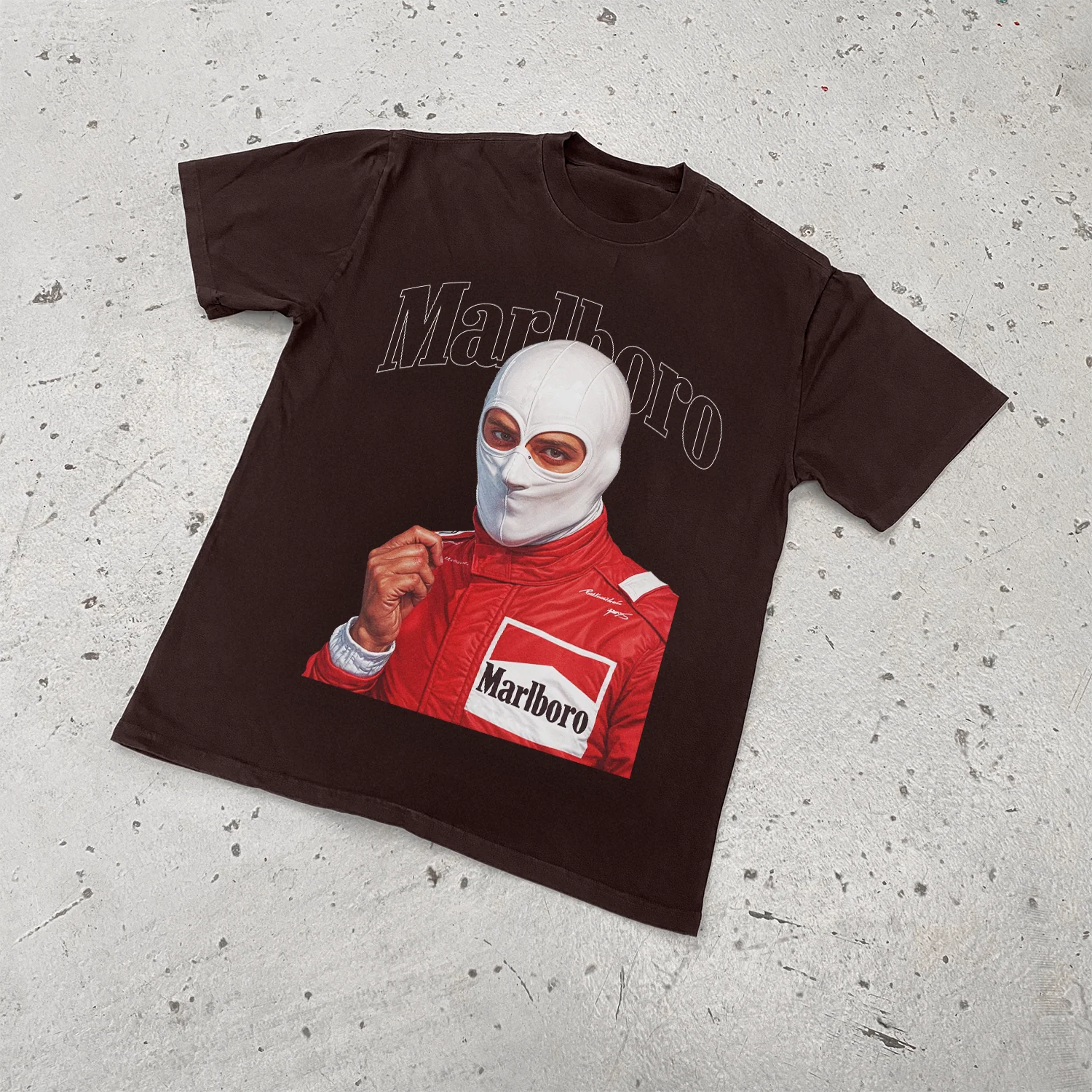 F1 'Marly Racer' Choc Heavyweight T-Shirt