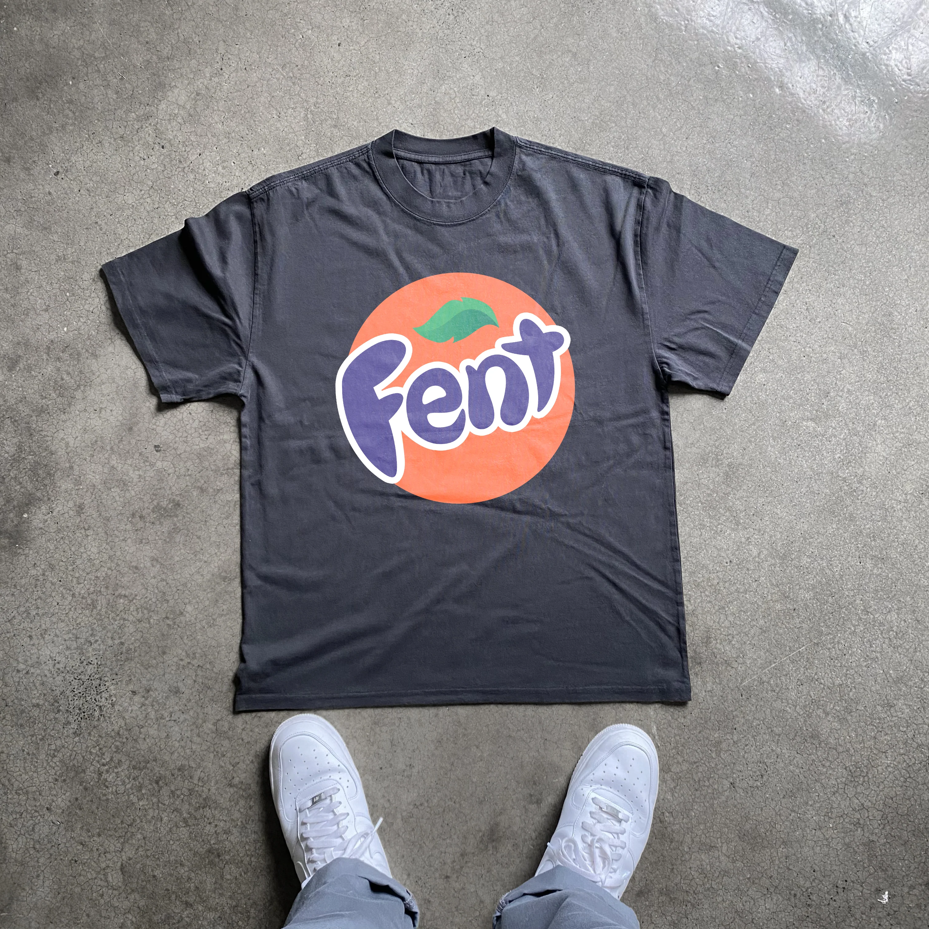 Fent Parody Heavyweight Black T-Shirt