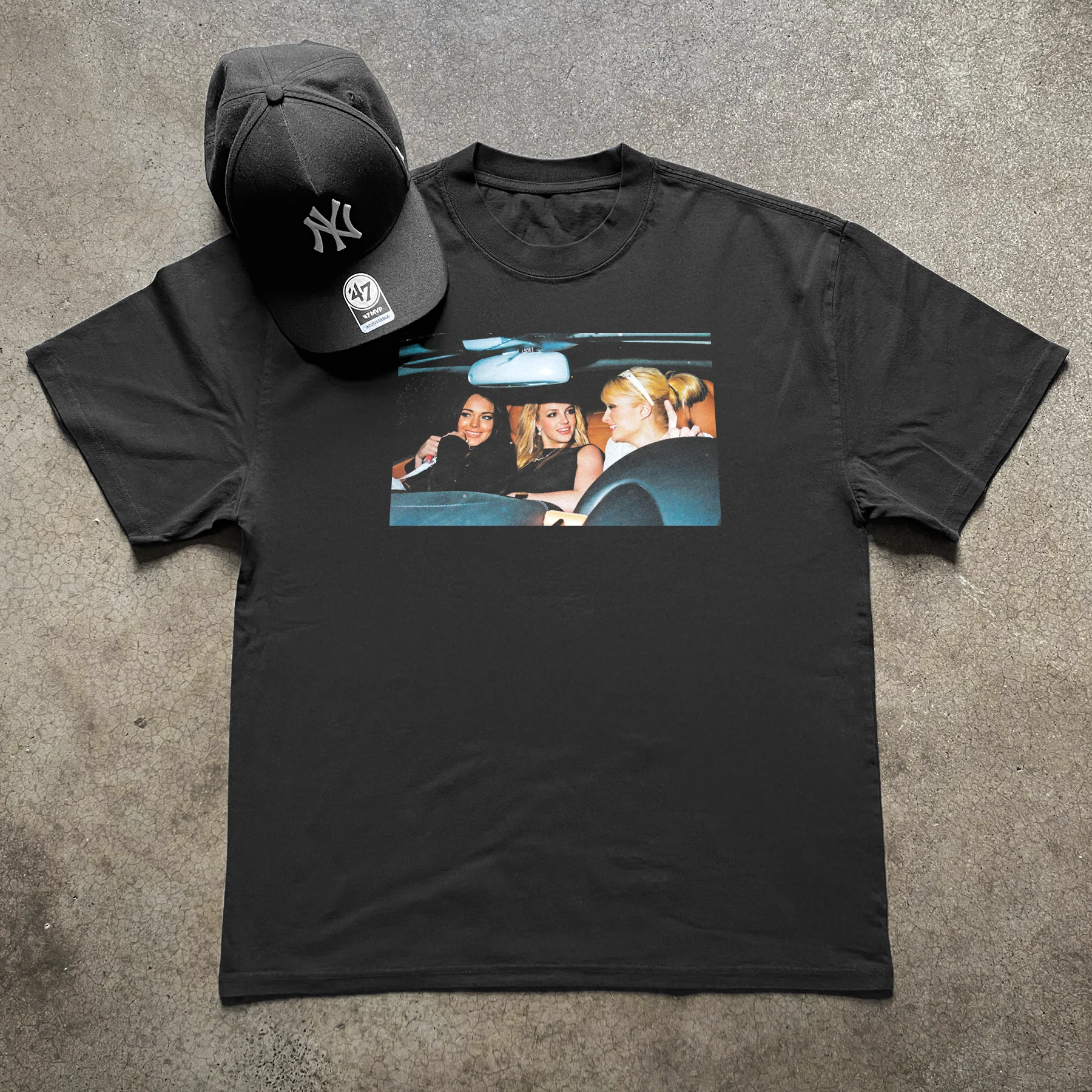 'Goals' Heavyweight Black T-Shirt