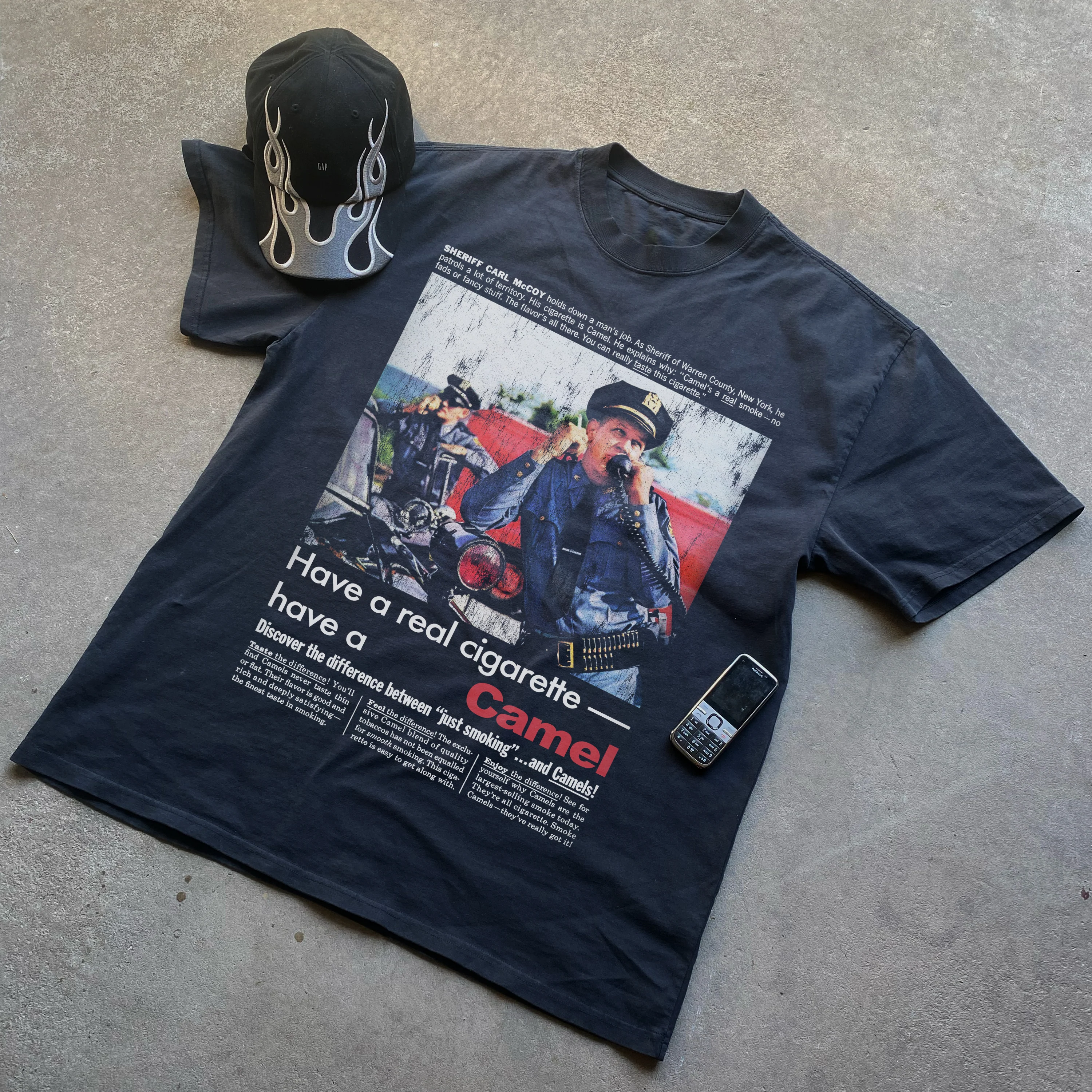 Have A Real Cigarette Promo Black Tee - Image 2
