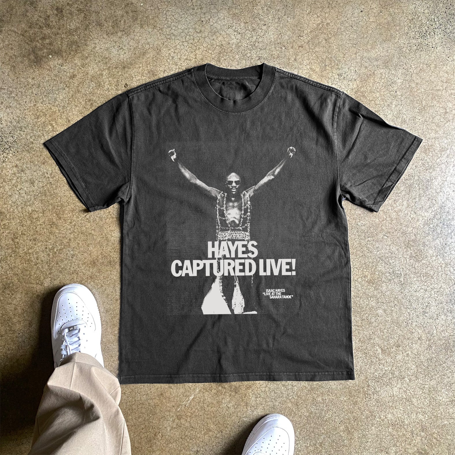 Hayes Heavyweight Black Tshirt - Image 2