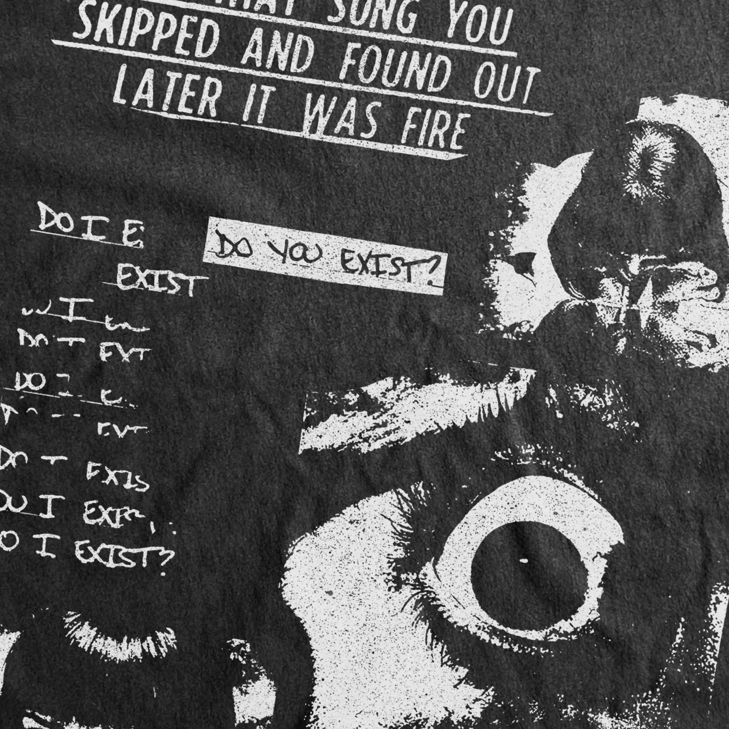 I'm That Song Heavyweight Black Tshirt - Image 2