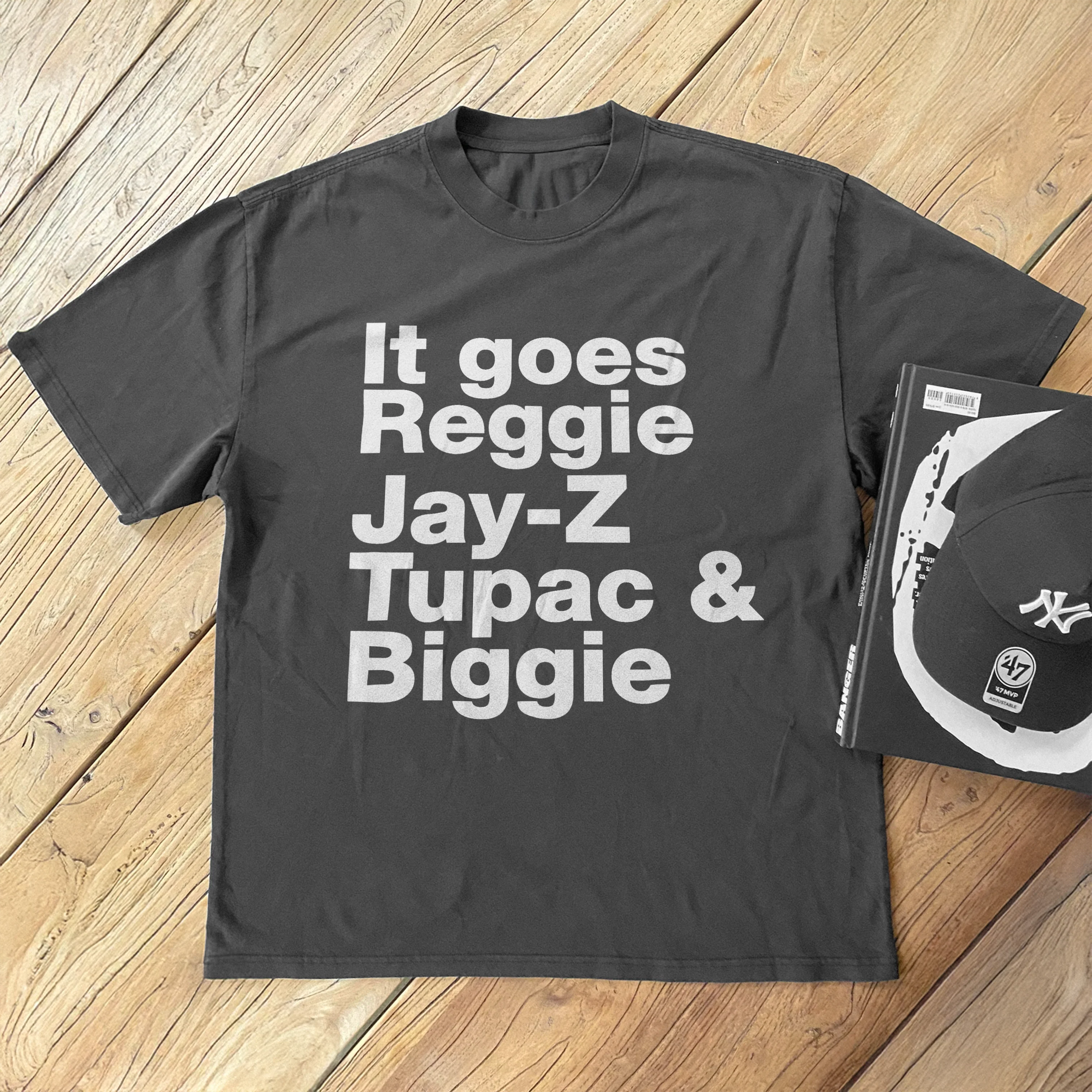 'It Goes Reggie' Eminem Heavy Black Tee