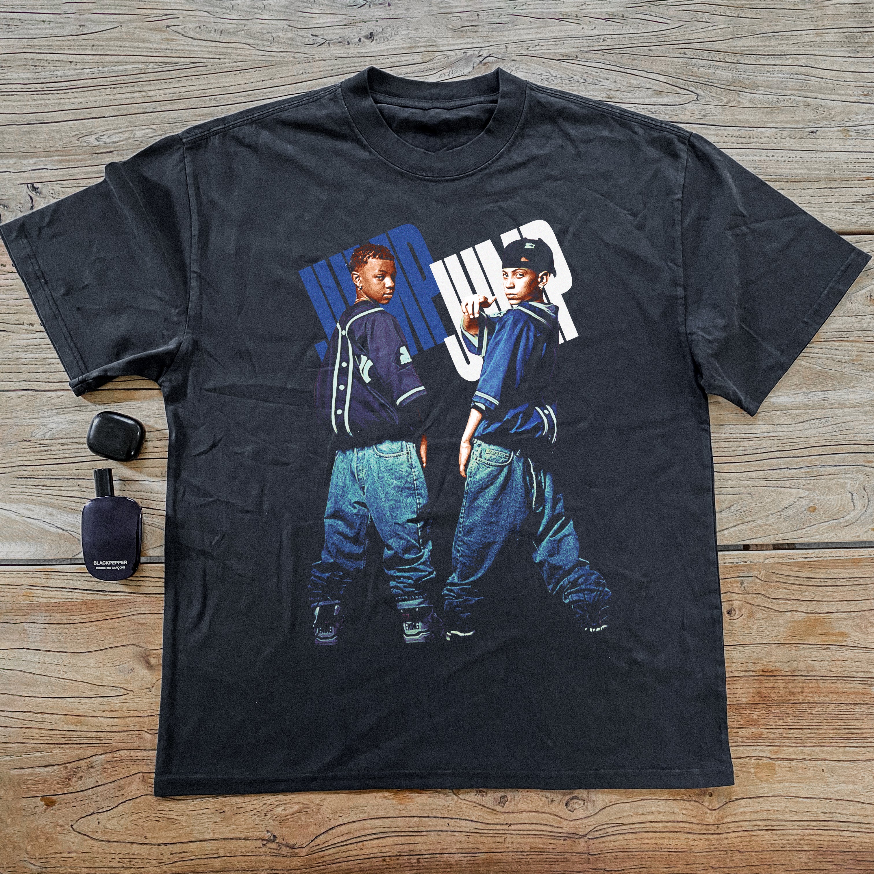 Jump Jump Heavyweight Black T-Shirt