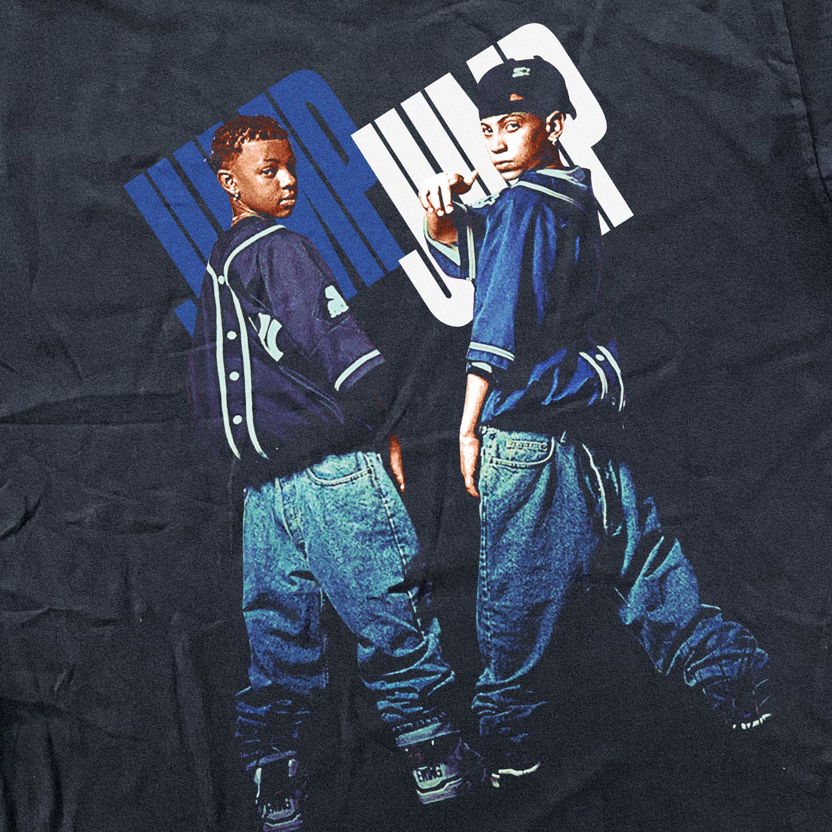 Jump Jump Heavyweight Black T-Shirt - Image 2