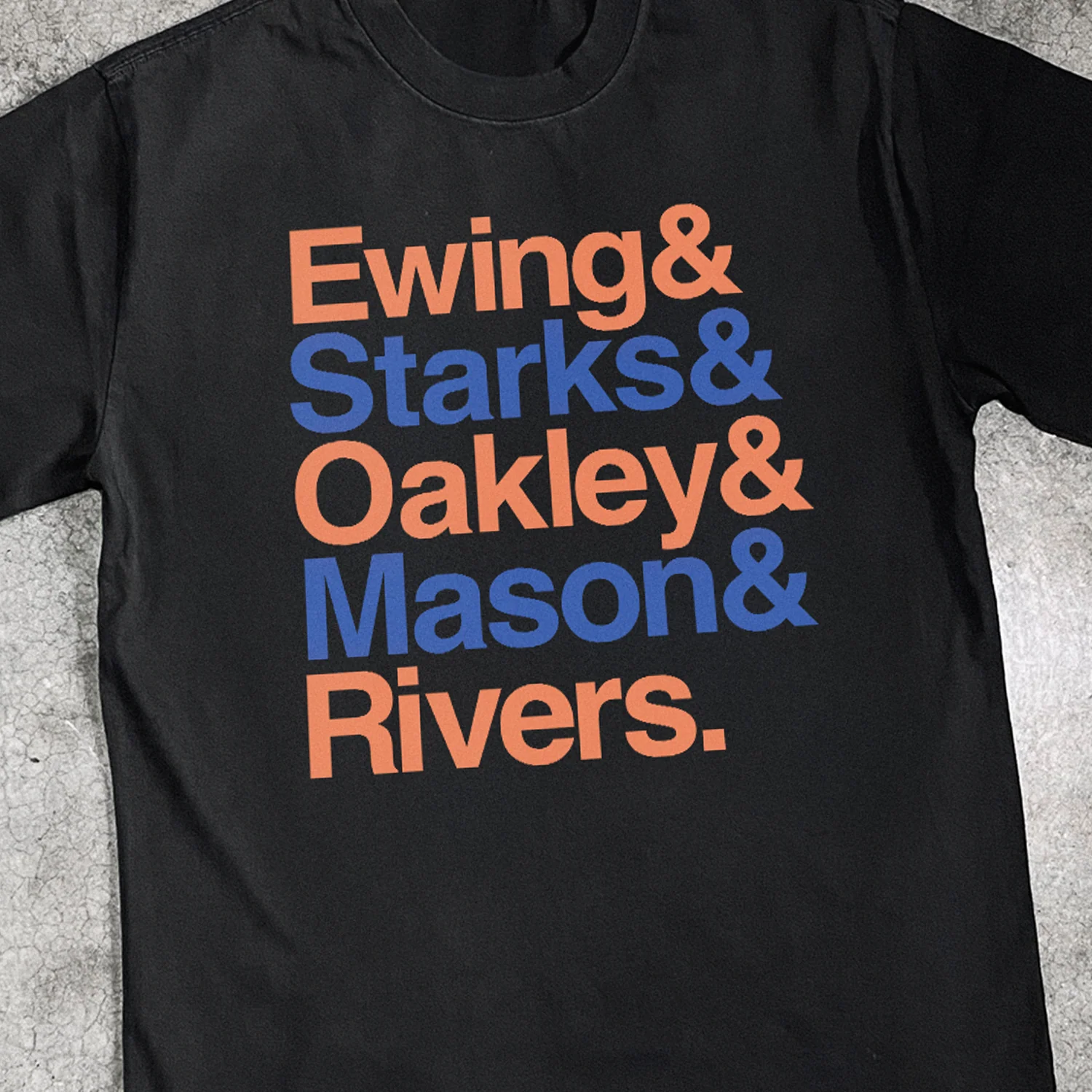 Knicks '90s Greats' Heavyweight Black Tee - Image 2