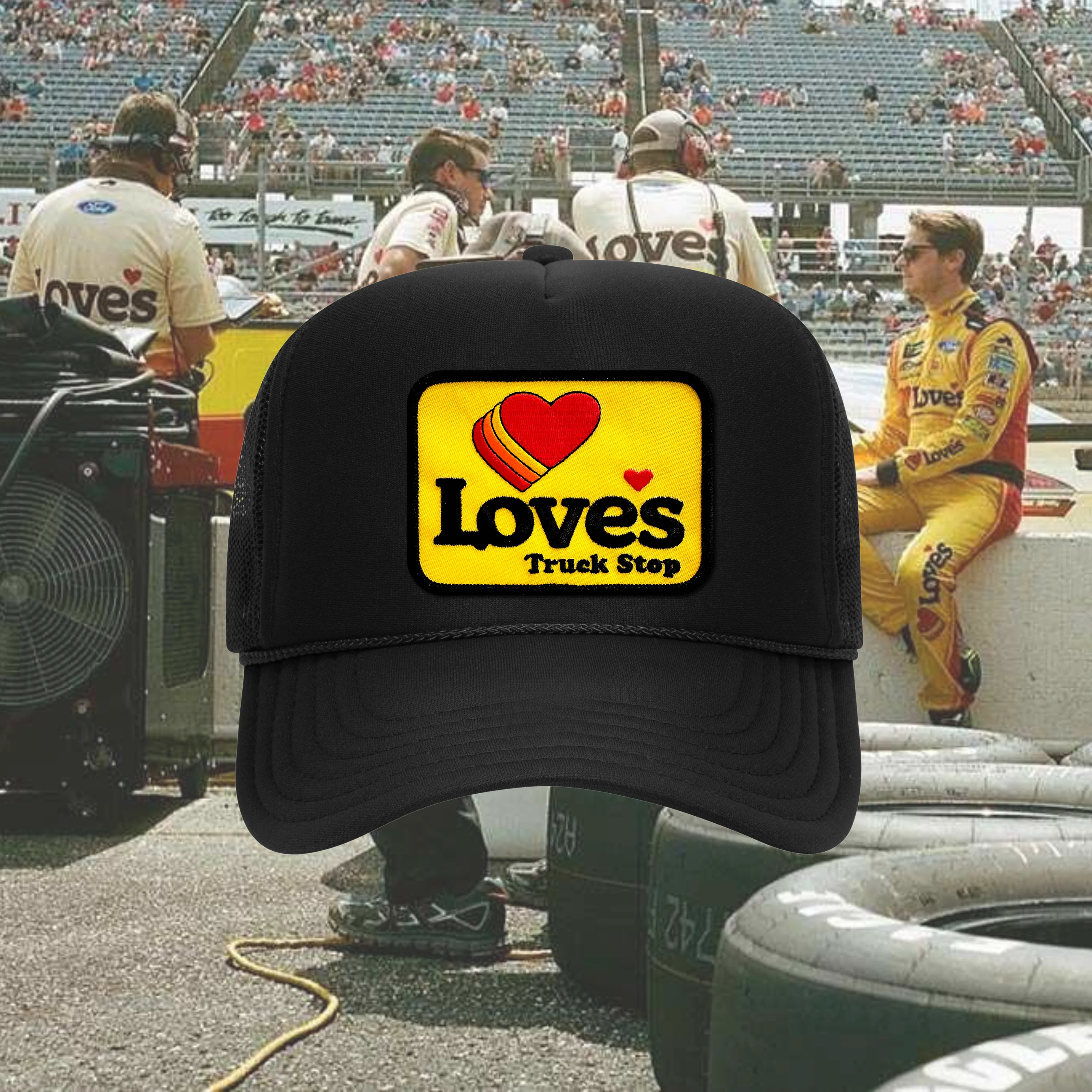 LOVE'S TRUCK STOP PATCH BLACK HAT