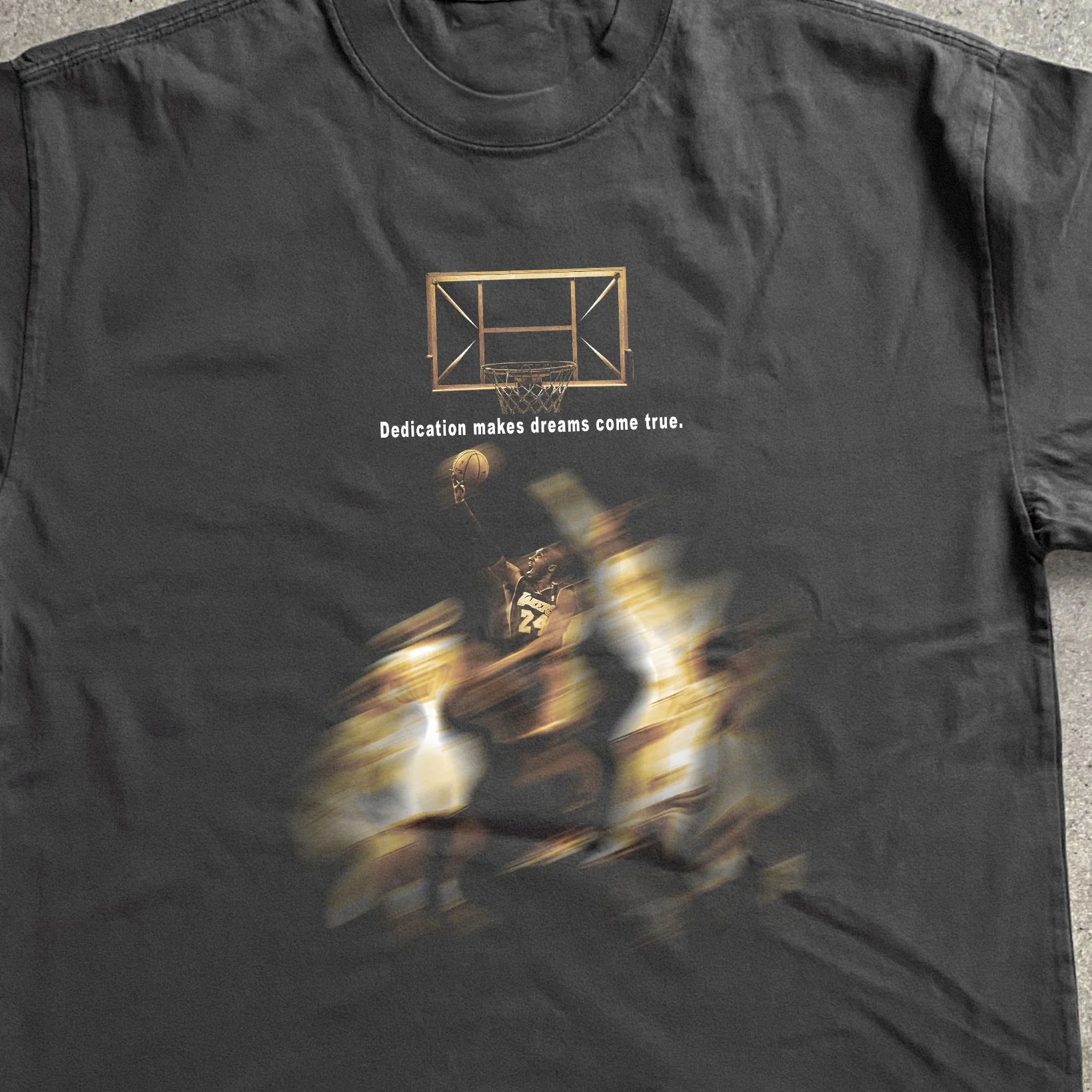 Mamba Dedication Heavyweight Black T-Shirt - Image 2