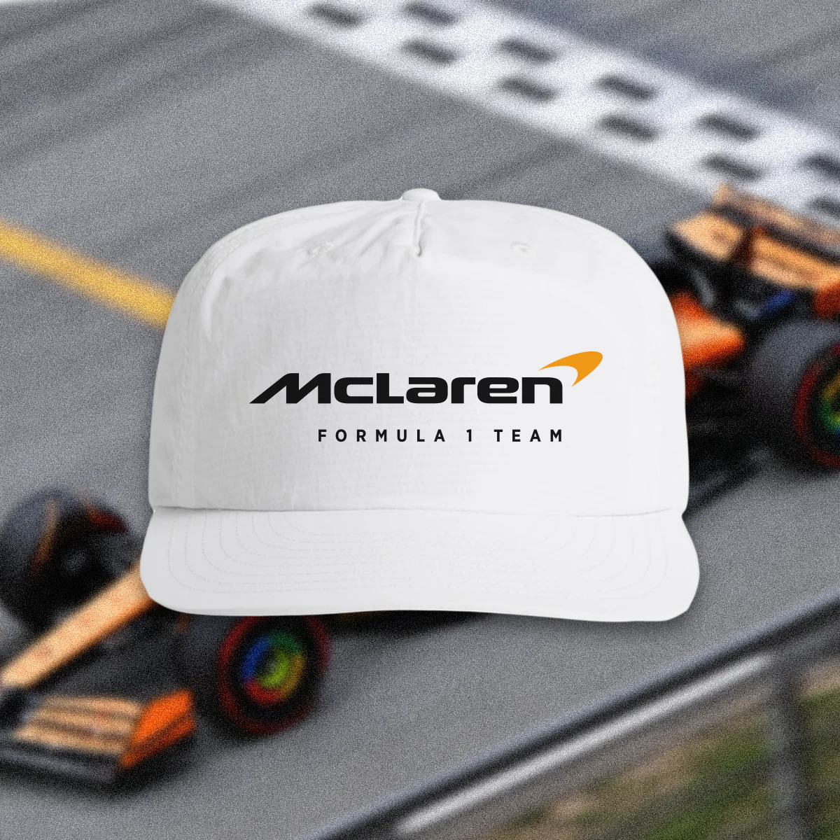 'Mclaren Racing' White Nylon Hat