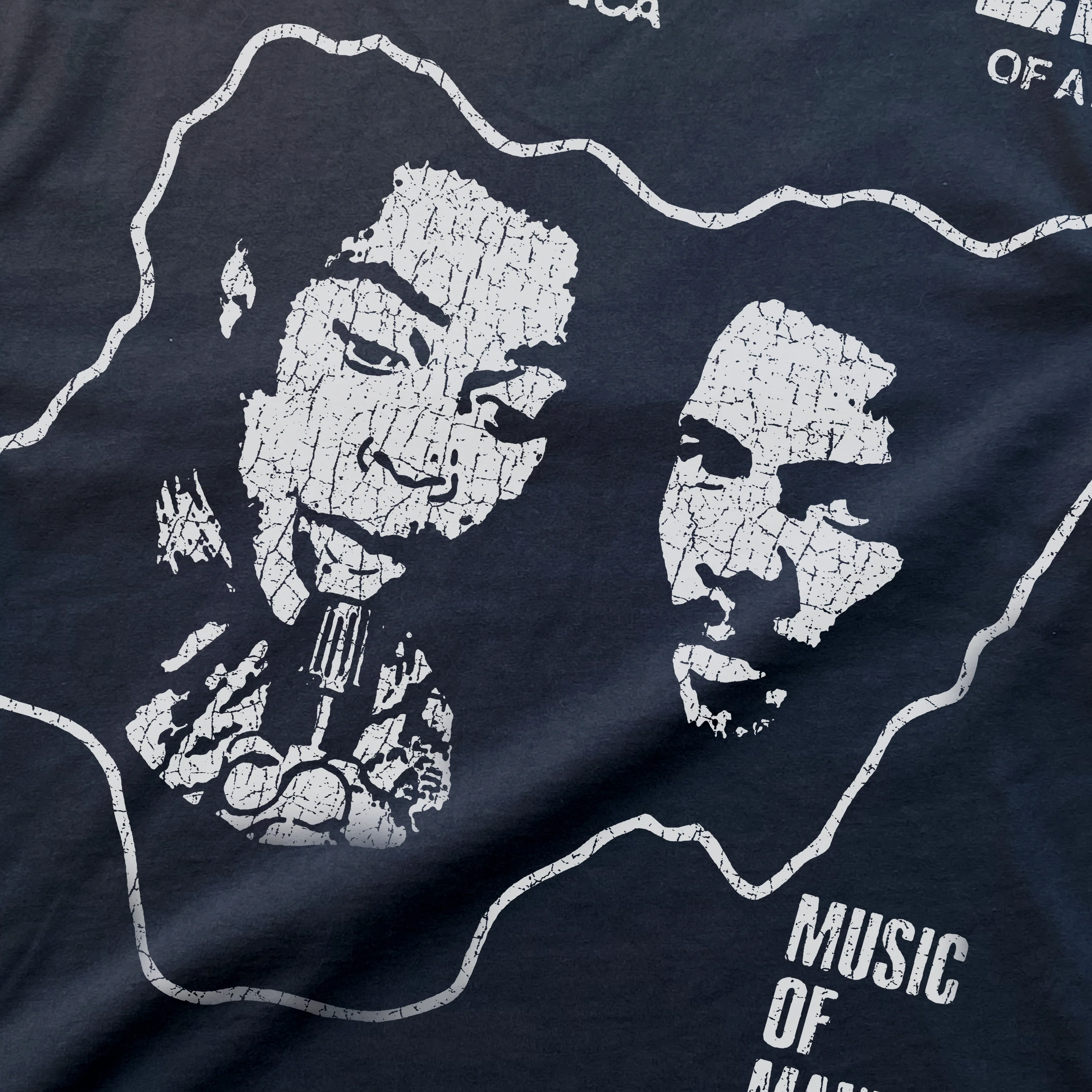 Music Of Many Colours Heavyweight Black T-Shirt - Image 2