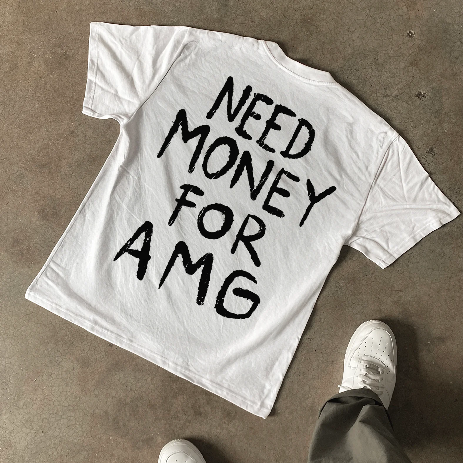 Need Money for AMG Heavyweight White Tshirt - Image 2