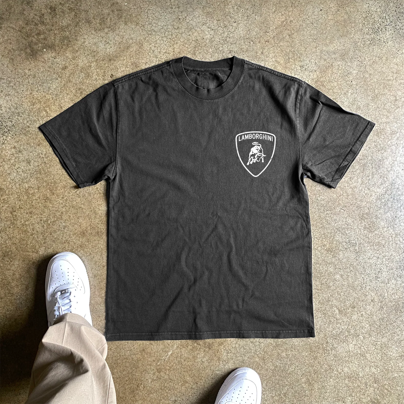 Need Money For Lambo Heavyweight Black Tshirt