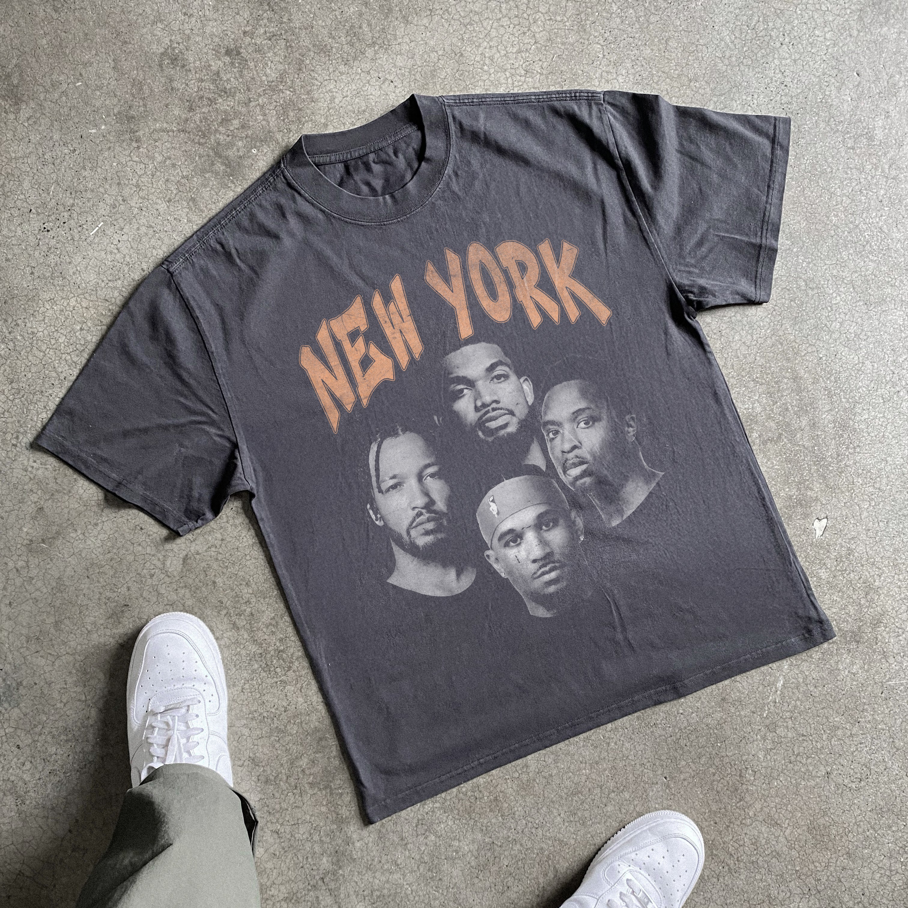 New York Death Row Heavyweight Black T-Shirt