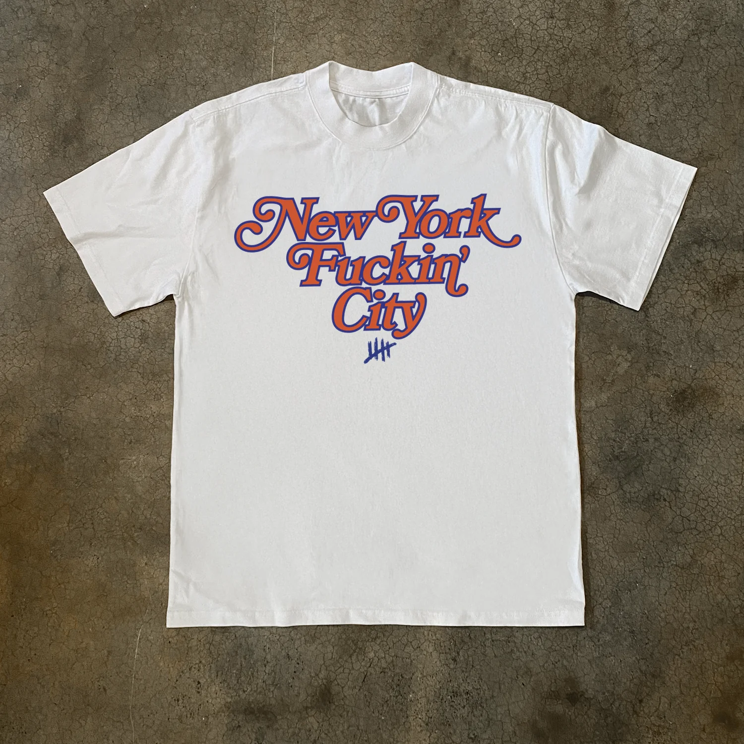 New York Fn' City Heavyweight White T-Shirt