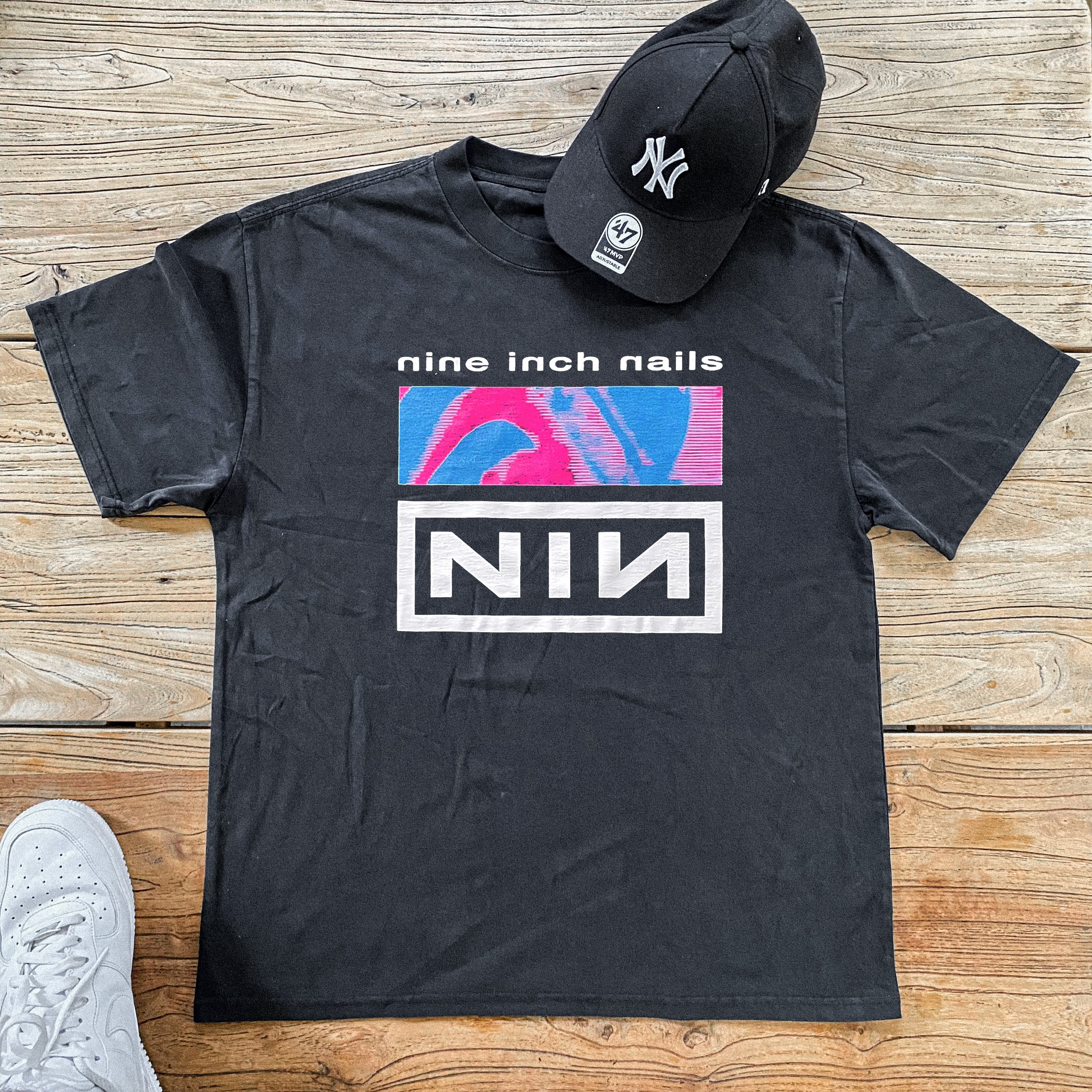 Nine Inch Nails Heavyweight Black T-Shirt