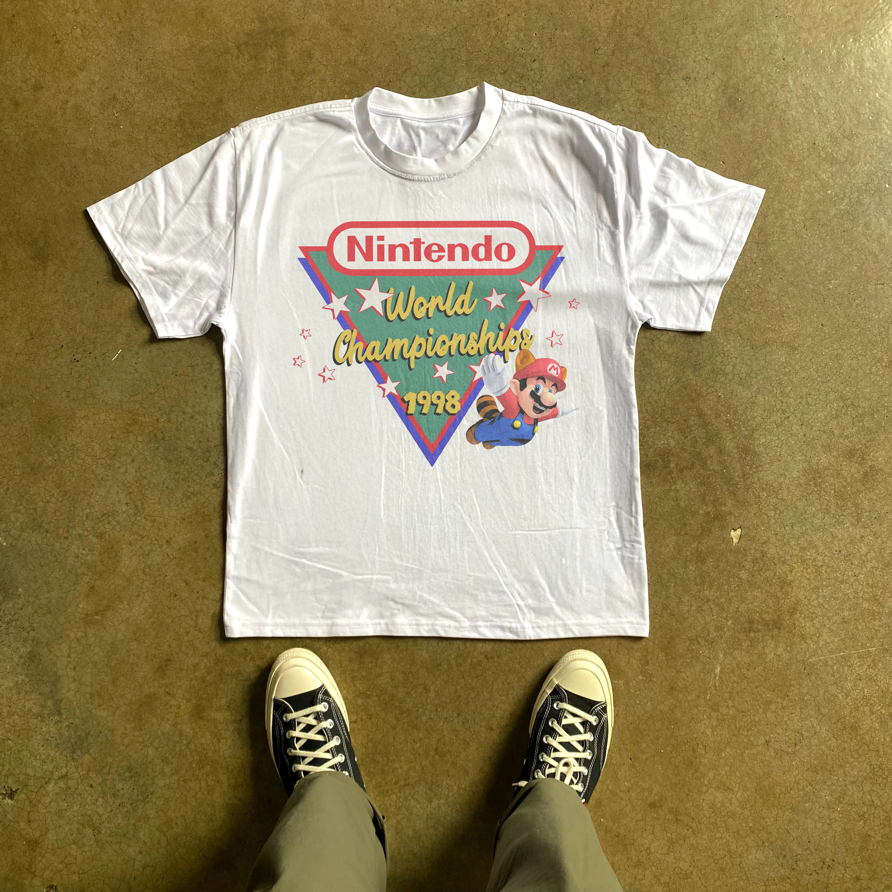 Nintendo 1998 Heavyweight White T-Shirt