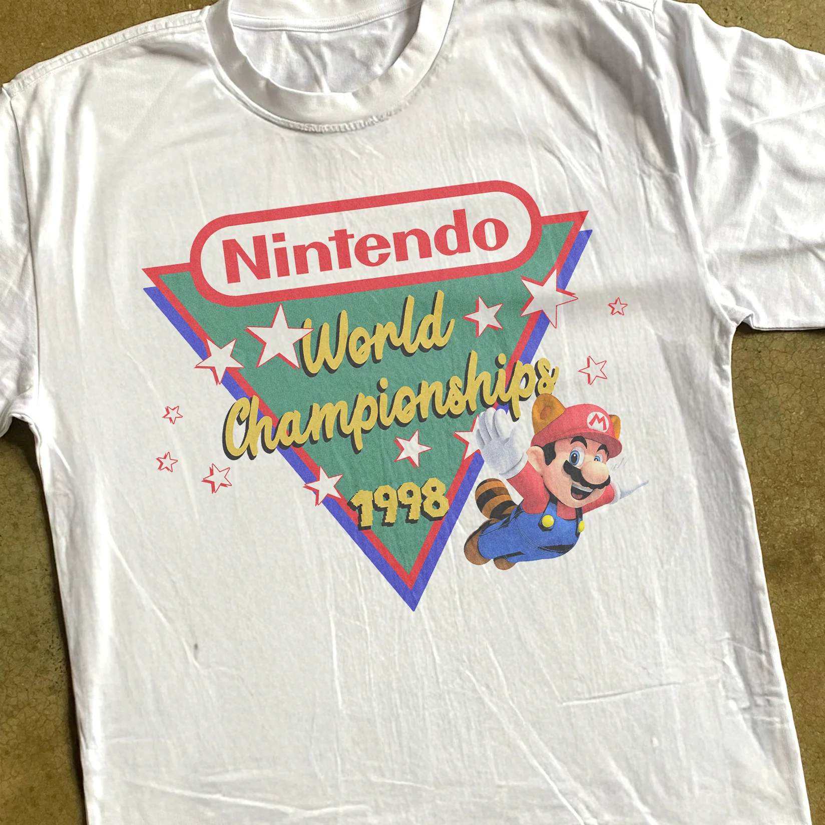 Nintendo 1998 Heavyweight White T-Shirt - Image 2