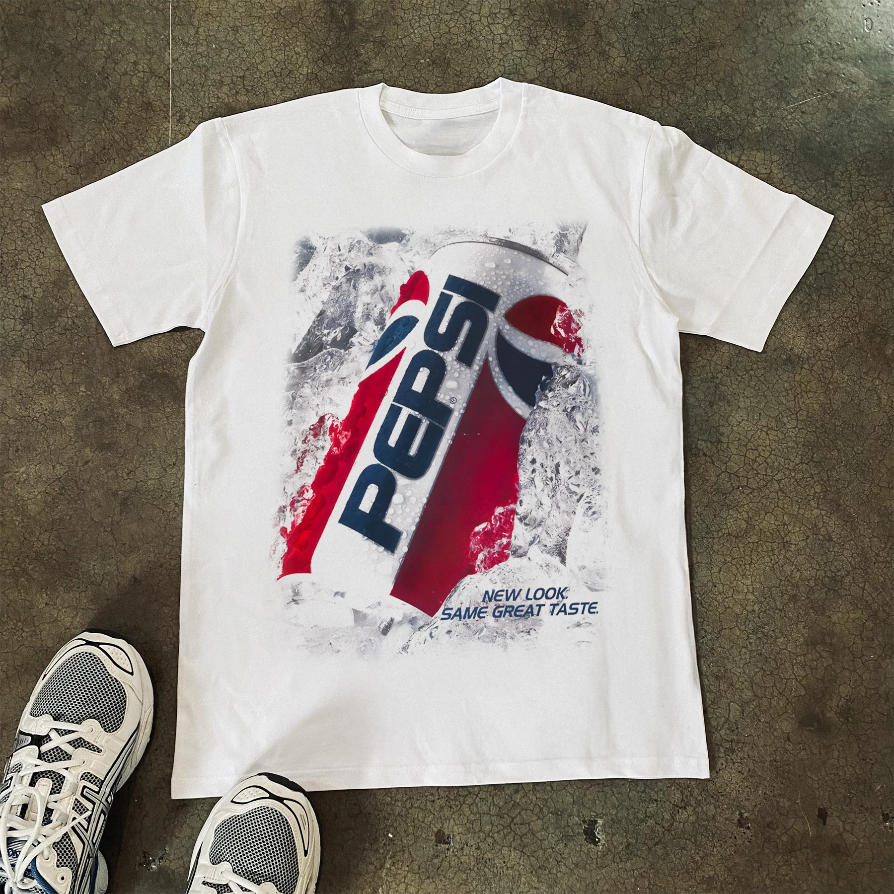 Pepsi 'New Look' Heavy White T-Shirt