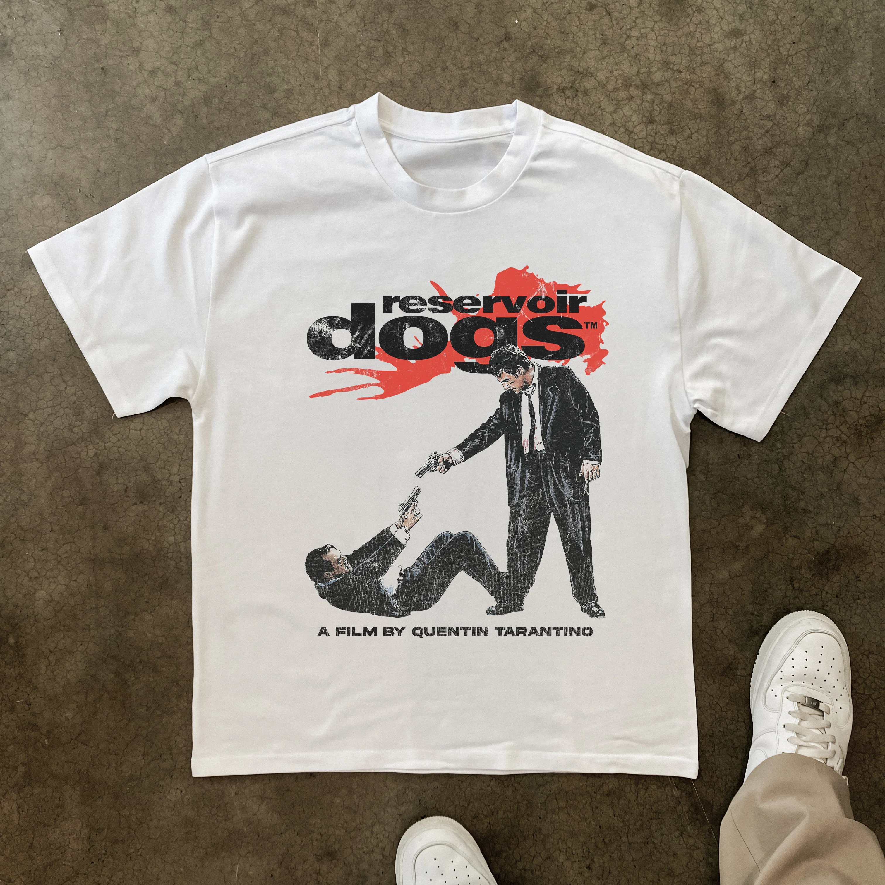 Reservoir Dogs Movie Heavyweight White T-Shirt