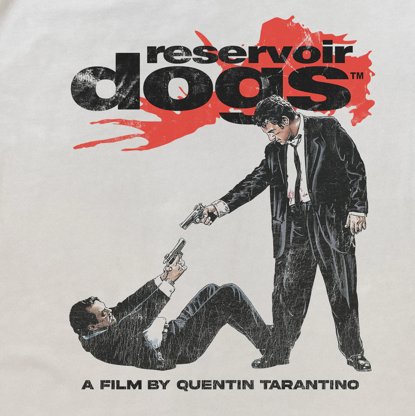 Reservoir Dogs Movie Heavyweight White T-Shirt - Image 2
