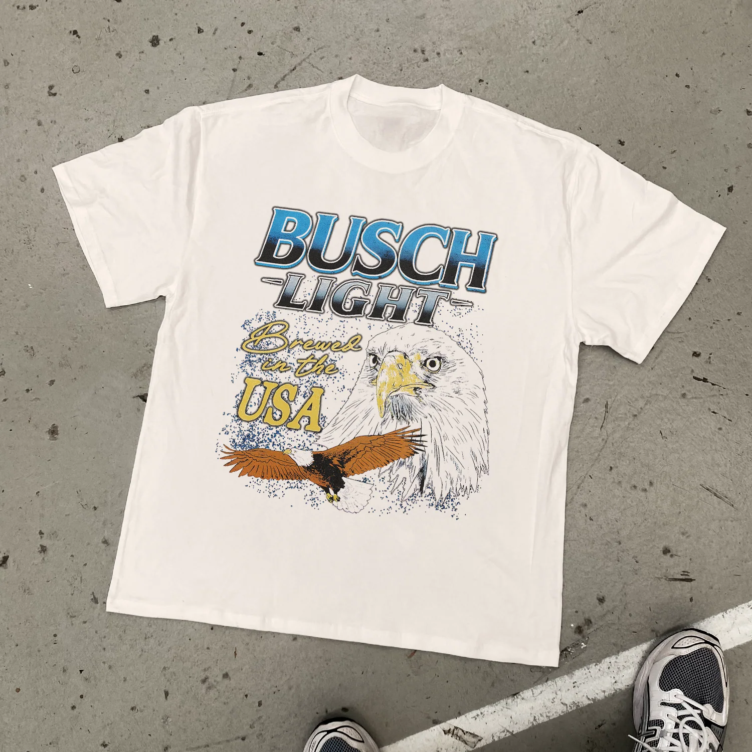 Retro 1986 Fosters F1 Bone Heavyweight Tee