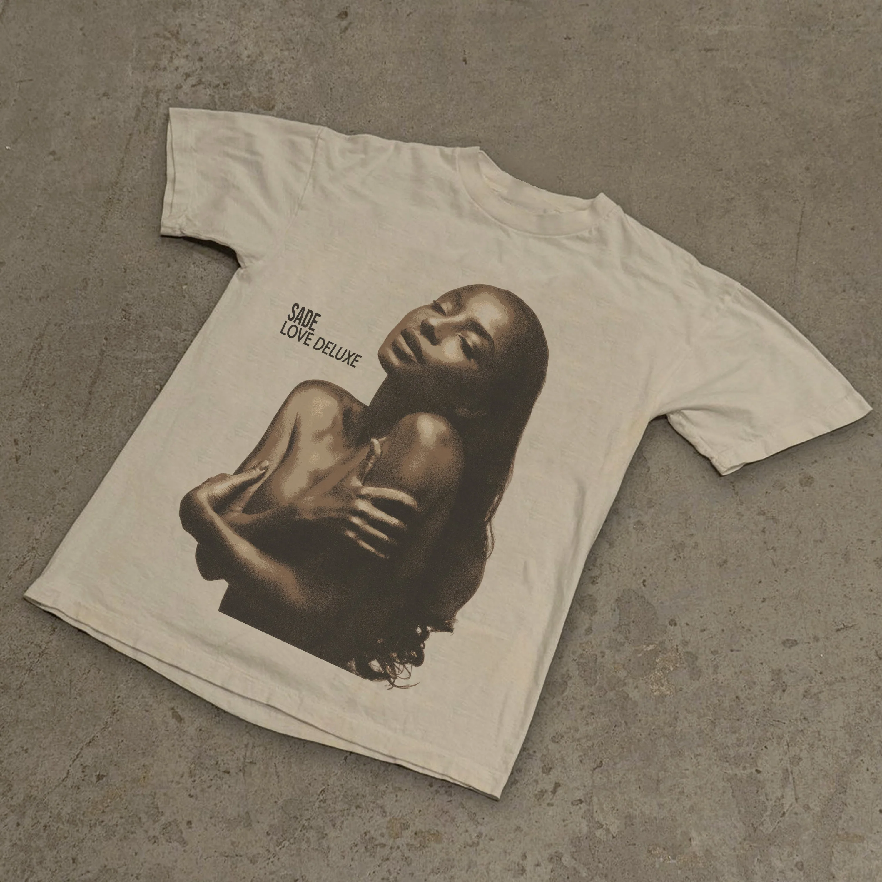 Sade Love Deluxe Heavyweight White T-Shirt