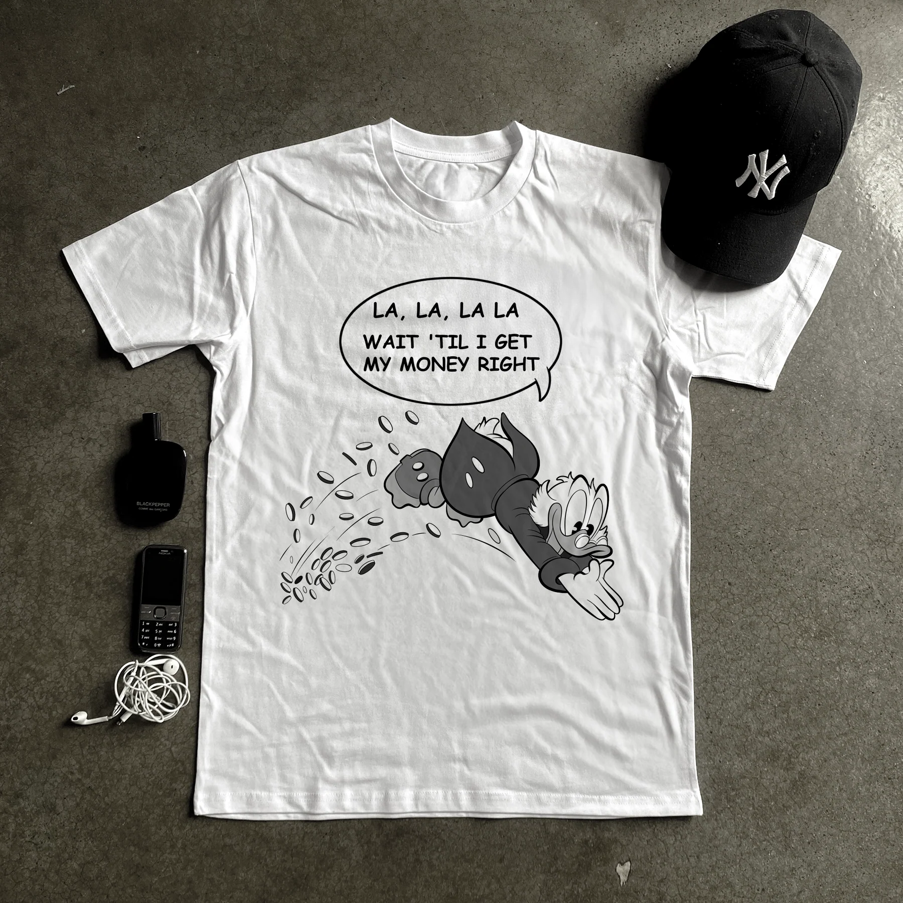 'Scrooge West' Heavyweight White T-Shirt