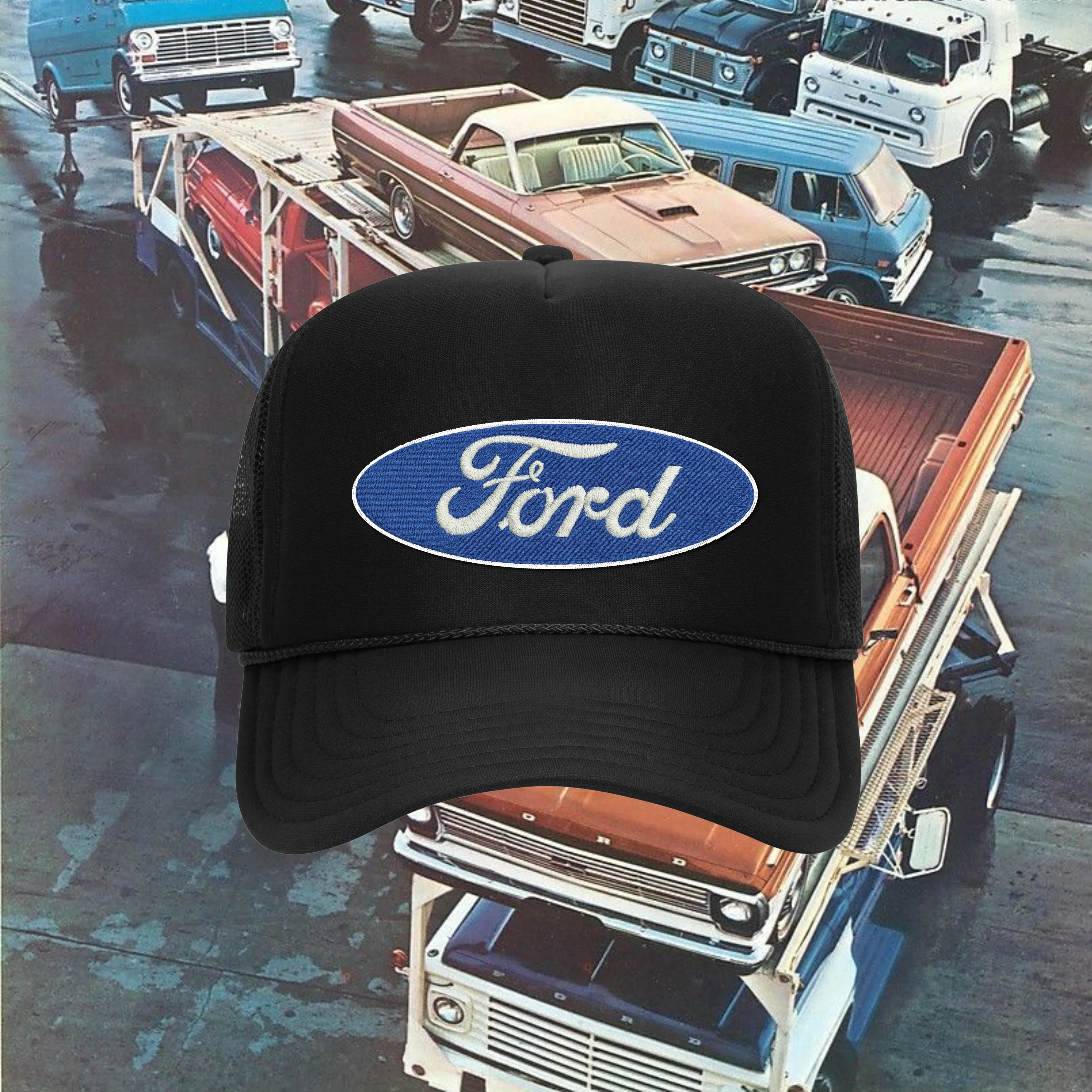 SHAGGIN WAGON CURVED BILL PATCH HAT BLACK