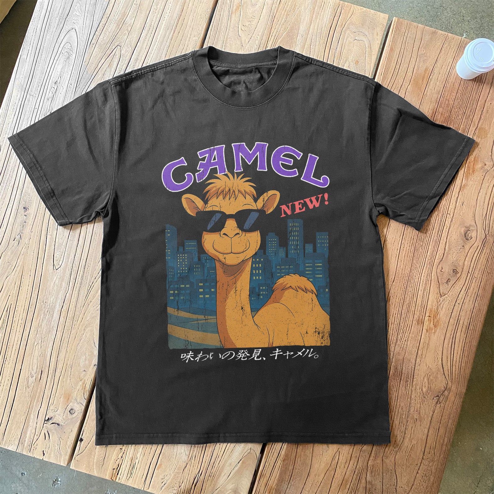 Taste Discovery Heavyweight Black Tshirt