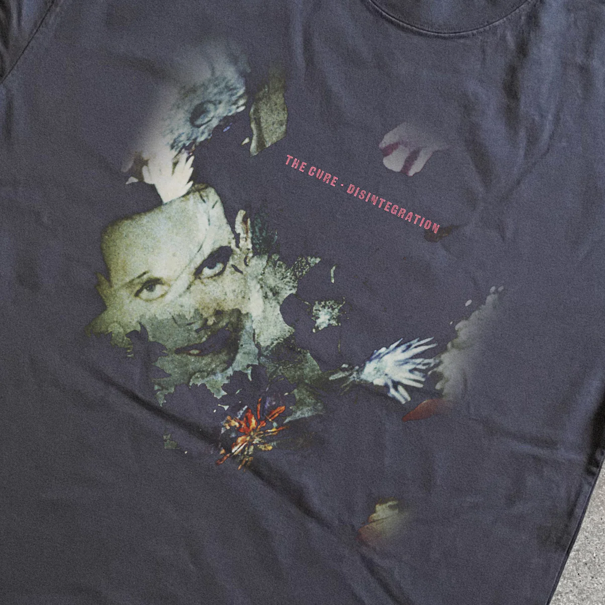 The Cure 'Disintegration' Heavyweight Black T-Shirt - Image 2