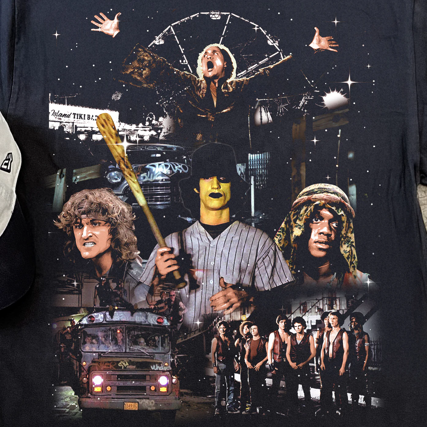 The Warriors Heavyweight Black T-Shirt - Image 4