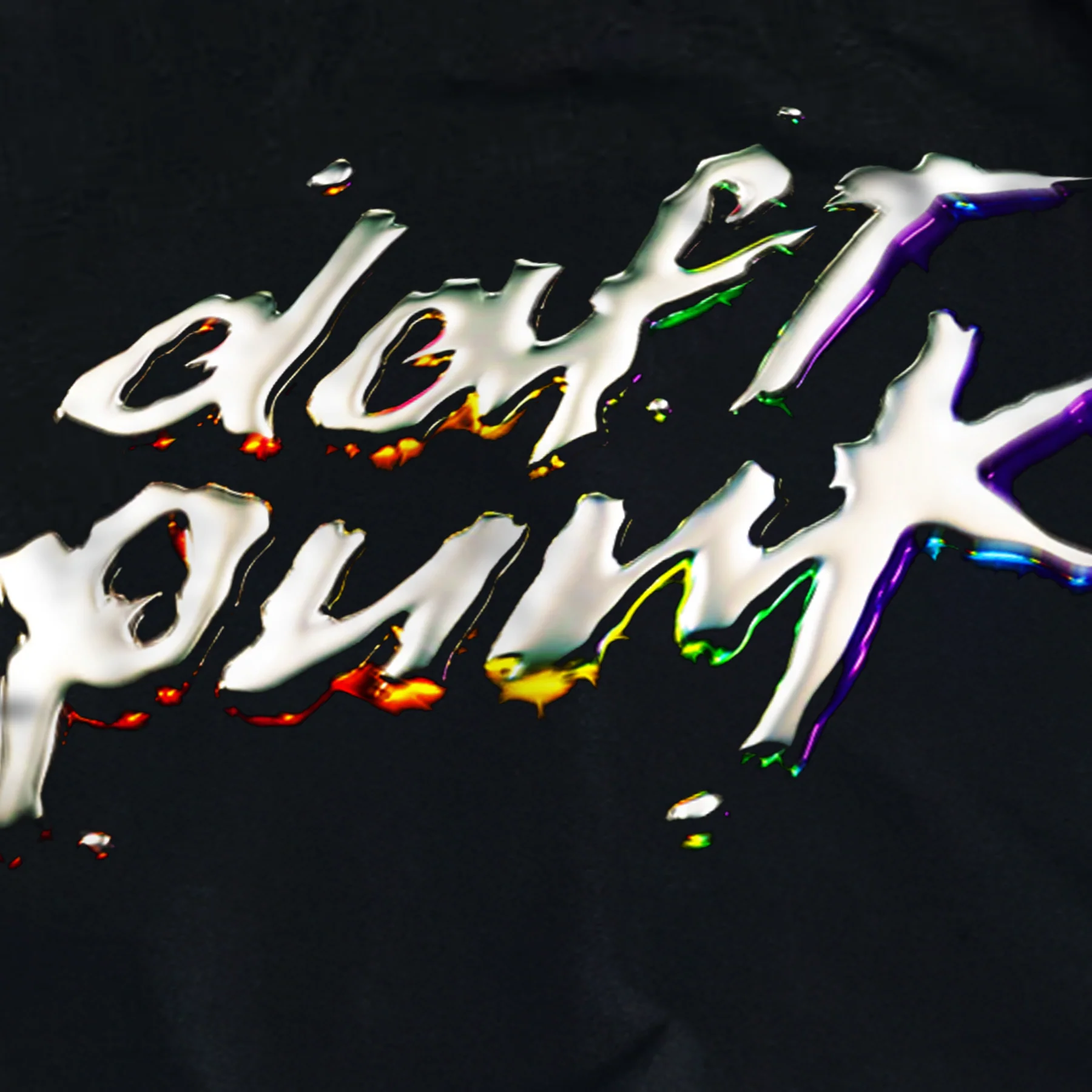 Vintage Daft Punk 2001 'Discovery' Merch Black T-Shirt - Image 2