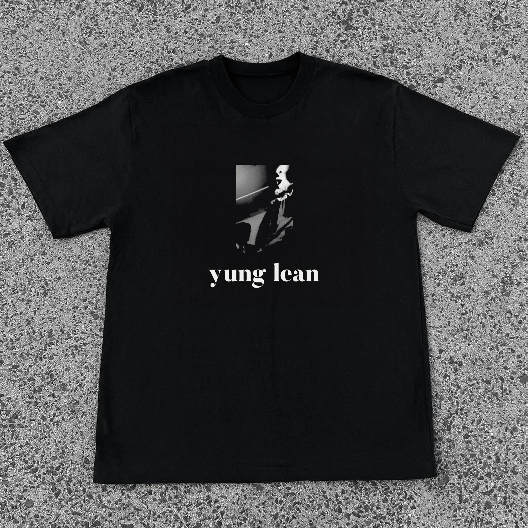 Yung Lean 'Pennywise' '24 Merch Heavyweight Black T-Shirt